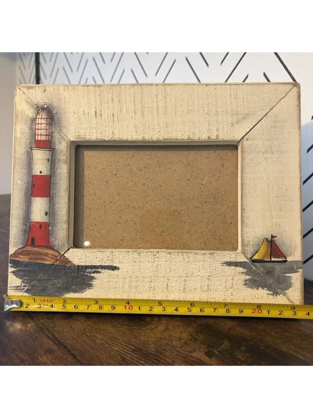 Coastal Beach House Picture Frame Set Nautical Lighthouse Shells Airbnb Decor